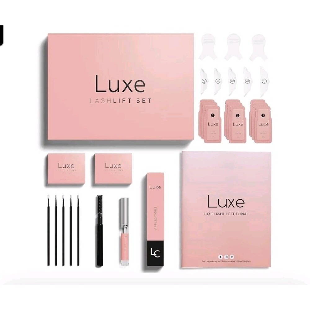 Luxe Cosmetics - Lash Lift Kit - Complete Set for Eyelash Lifting - New Pro